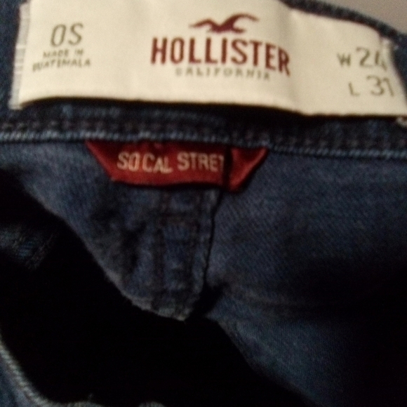 HOLLISTER California blue jeans size 6. 28" waist 30" inseam. Straight leg - Picture 7 of 12